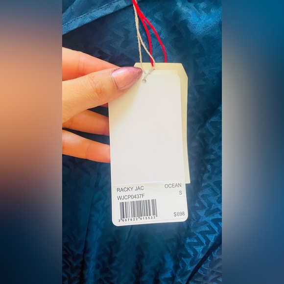 NWT Zadig & Voltaire Racky Jac Silk Midi Dress - Picture 8 of 15